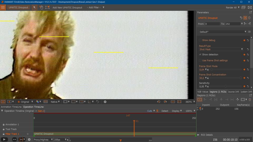 Video Dropout Filtes